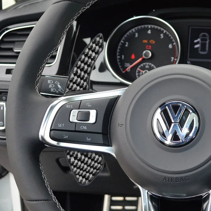 LEVAS FIBRA DE CARBONO VW CAMBIO DSG.