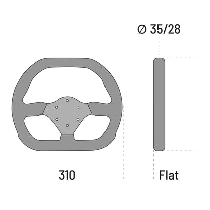 VOLANTE SPARCO P310.