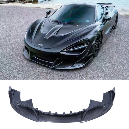 DIFUSOR DELANTERO FIBRA DE CARBONO MCLAREN 720S.