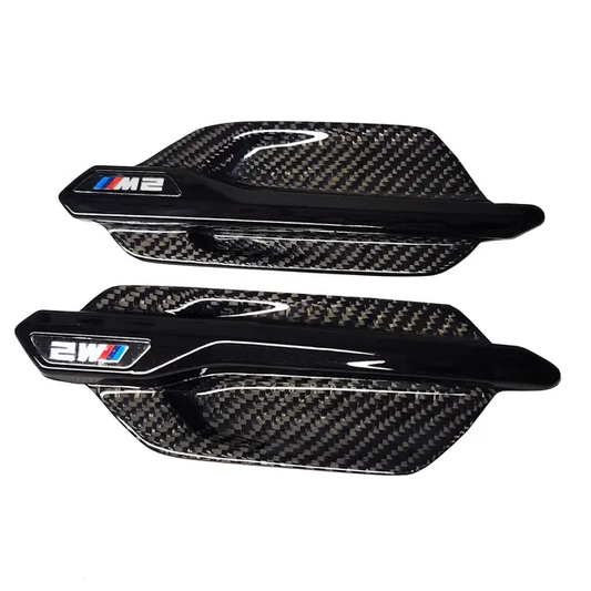 EMBELLECEDORES LATERALES FIBRA DE CARBONO BMW M2 F87.