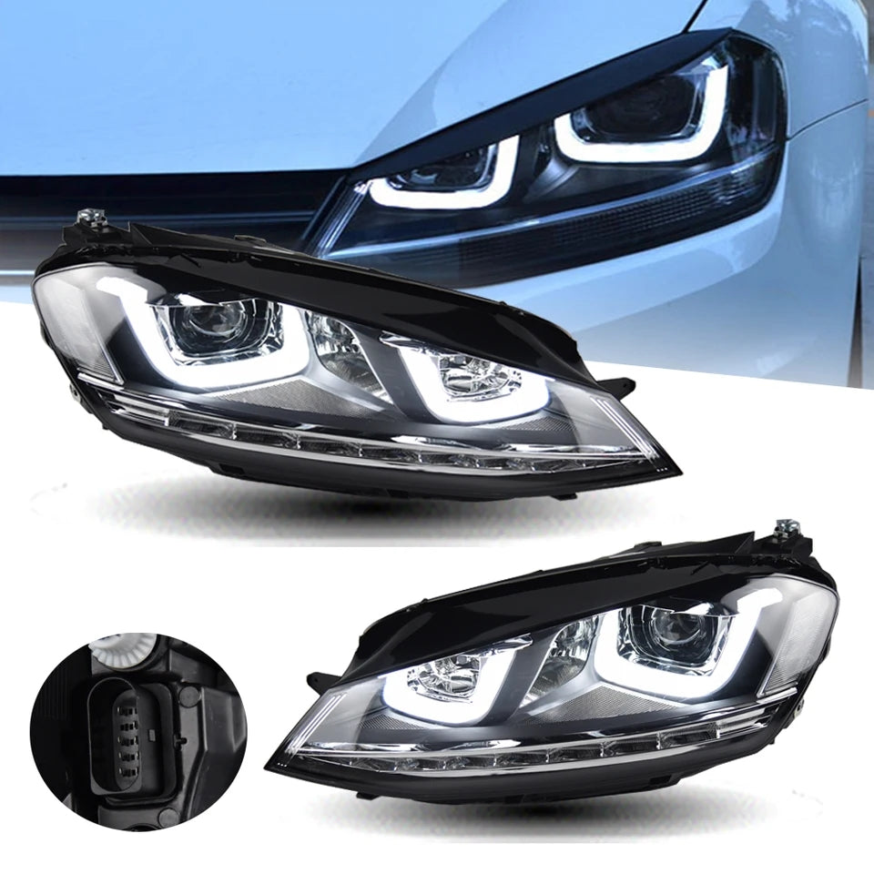 FAROS LED DELANTEROS VW GOLF MK7 GTI/R.