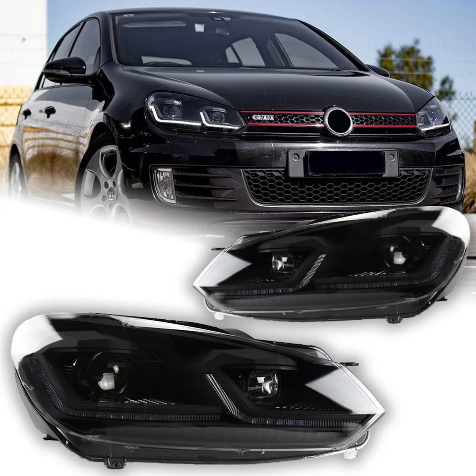 FAROS LED DELANTEROS VW GOLF MK6 GTI.