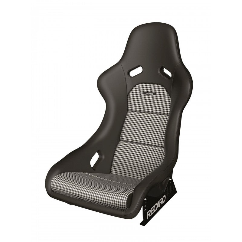 ASIENTO RECARO POLE POSITION CLASSIC LINE PIEL NEGRO / PEPITA.