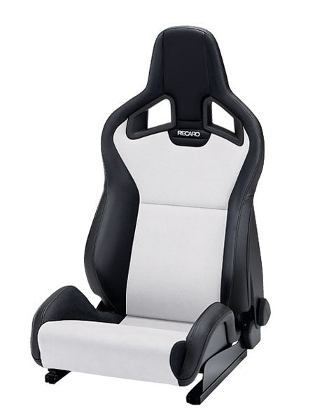 RECARO Sportster CS, piel artificial negro y plateado dinámico.(Calefactables)