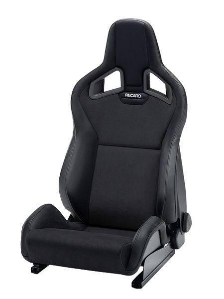 RECARO Sportster CS, piel artificial negra, negro dinámico.