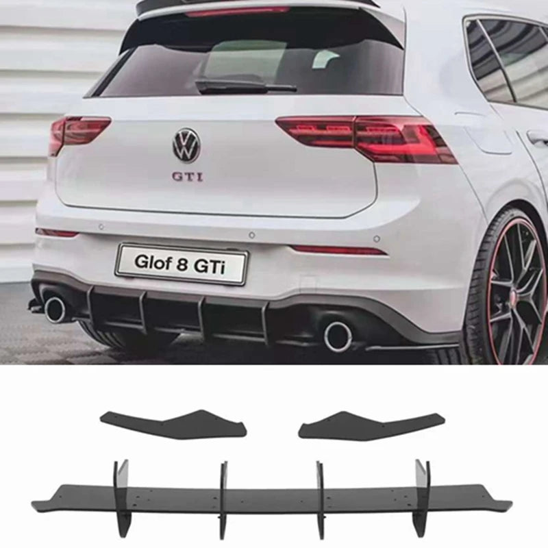 DIFUSOR TRASERO ABS VW GOLF MK8 GTI/R.