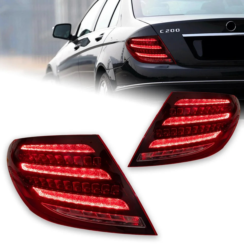 FAROS LED TRASEROS MERCEDES BENZ CLASE C.